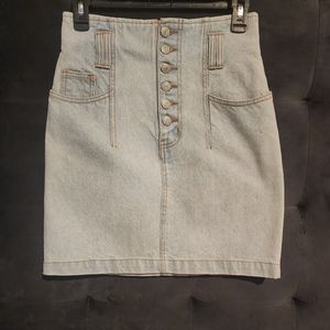 Vintage Jordache High Waisted Jean Skirt